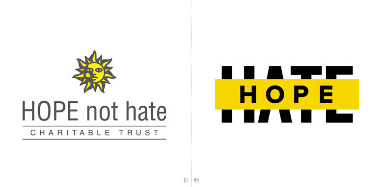 Hope Not Hate新舊logo