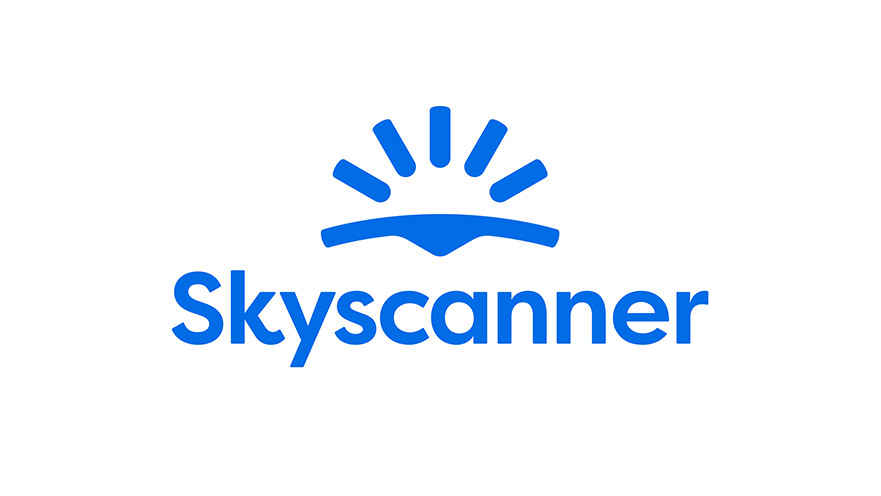 Skyscanner旅游平臺(tái)新標(biāo)志